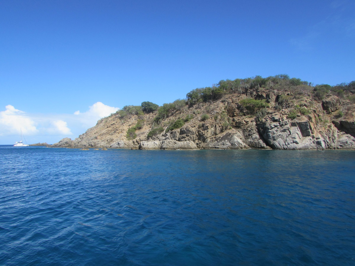 Snorkeling spot off Virgin Gorda