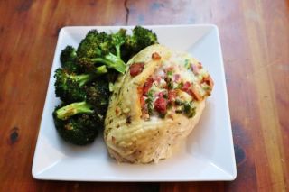 Ham and Cheese Stuffed Chicken 