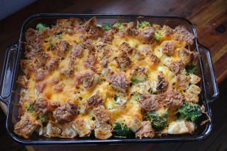 Ham and Broccoli Strata 