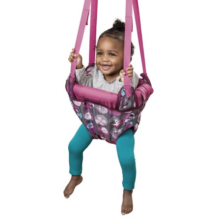 Evenflo ExerSaucer Doorway Jumper, Pink Bumbly