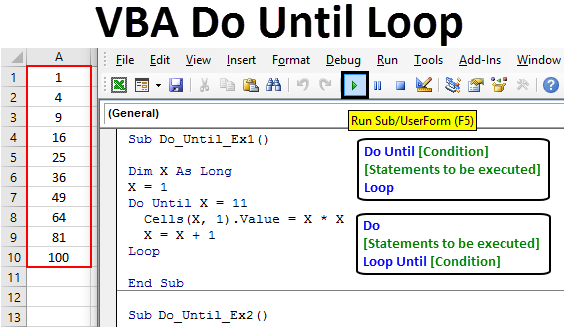 How To Use Vba Do Until Loop In Excel Excel Examples