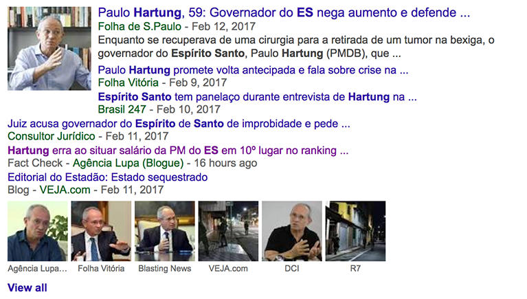 Google Search Fact Check in Brazil