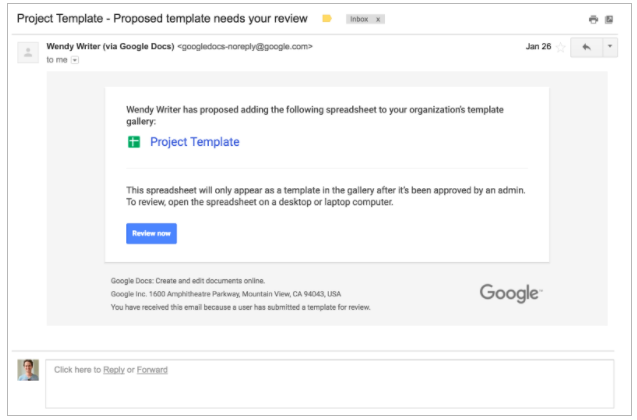 Manage custom templates in scalable way in Google Docs, Sheets, slides, Forms