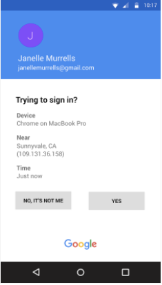 Improved Phone prompts for 2 Step Verification