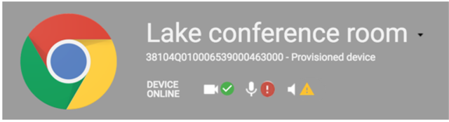 Unsupported peripherals warnings for Chromebox for meetings
