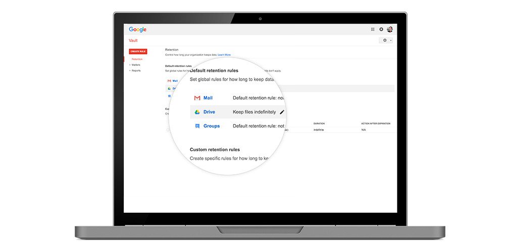 Google Vault for Drive
