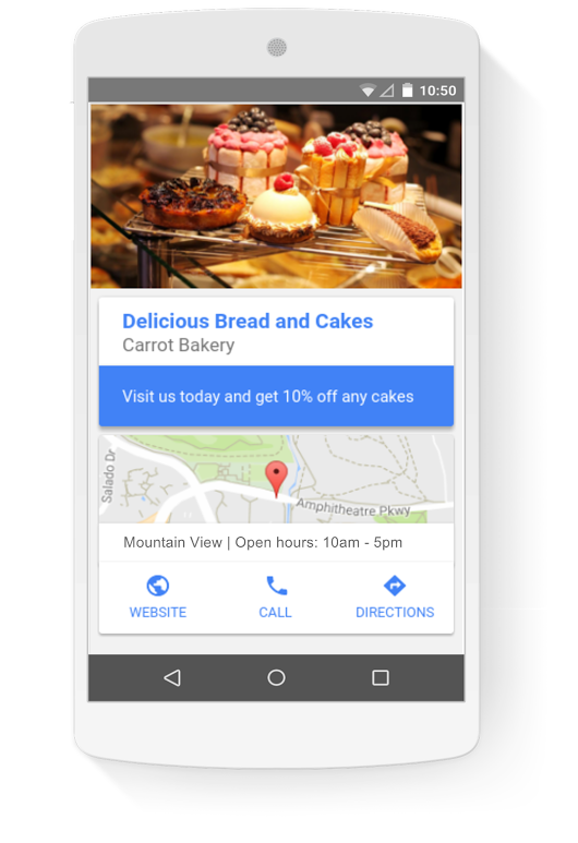 Location extensions display ads on Google Display Network