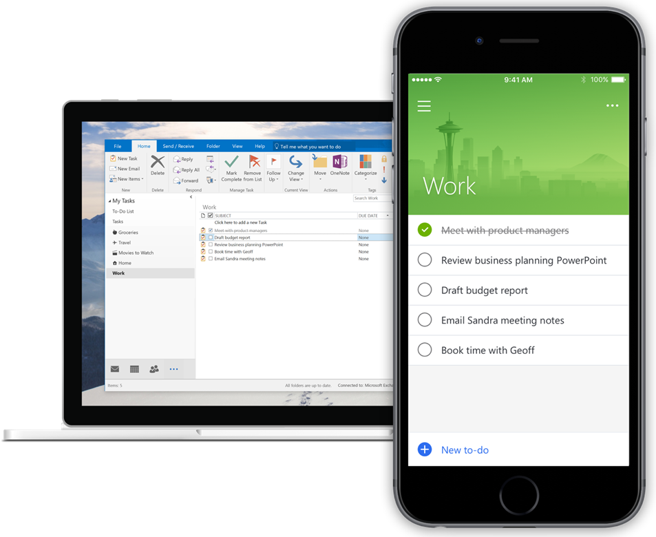 Microsoft To-Do and Outlook Tasks integration