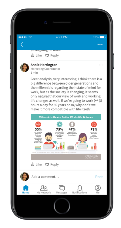 LinkedIn Visual Comments