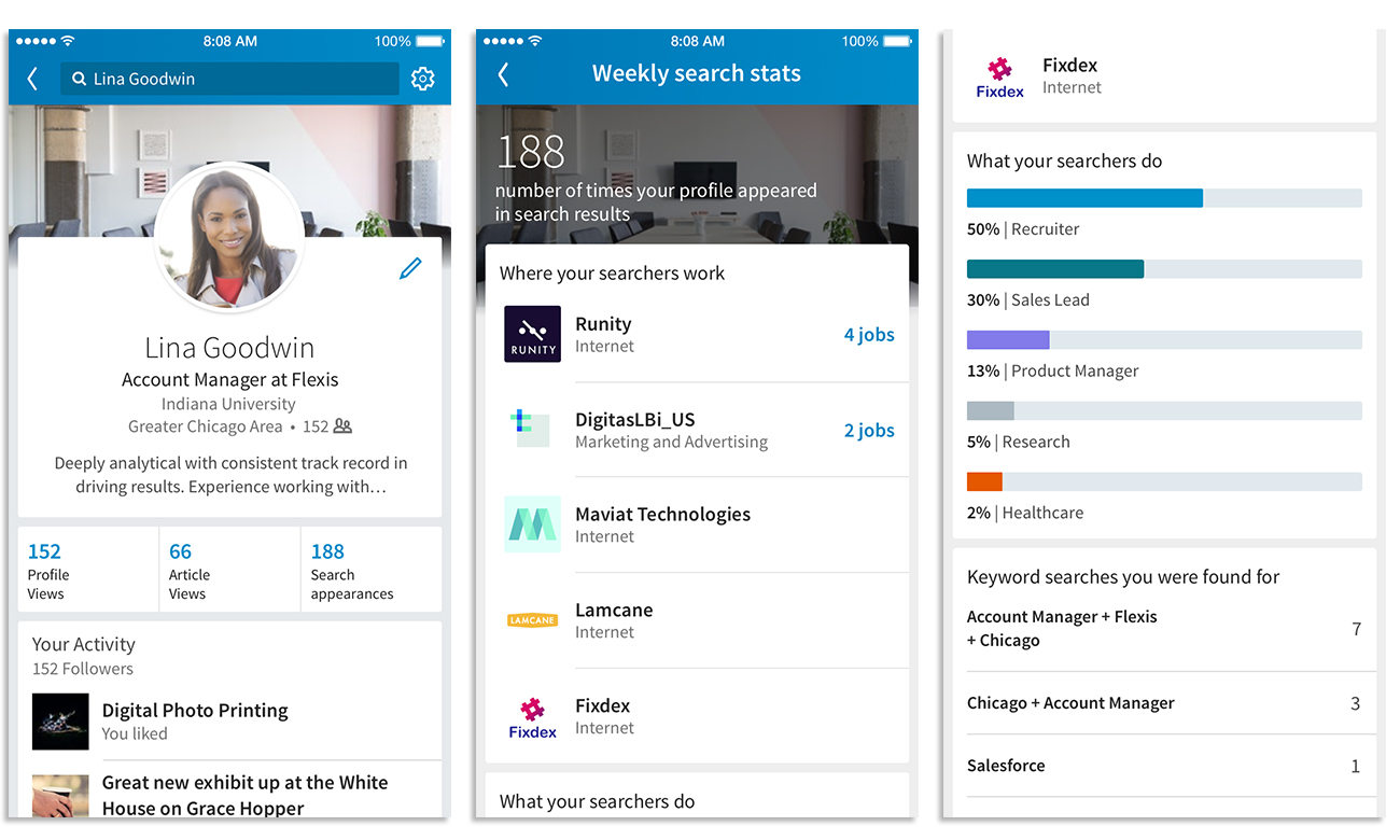 New LinkedIn Notifications