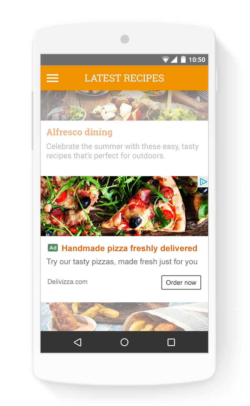 AdSense Native In-feed ads