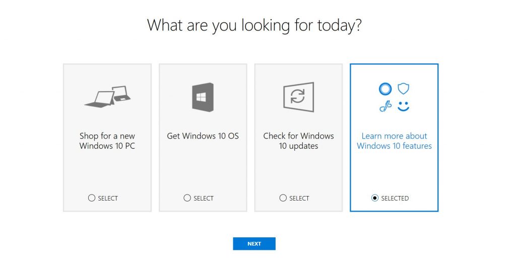 Windows Help Me Choose