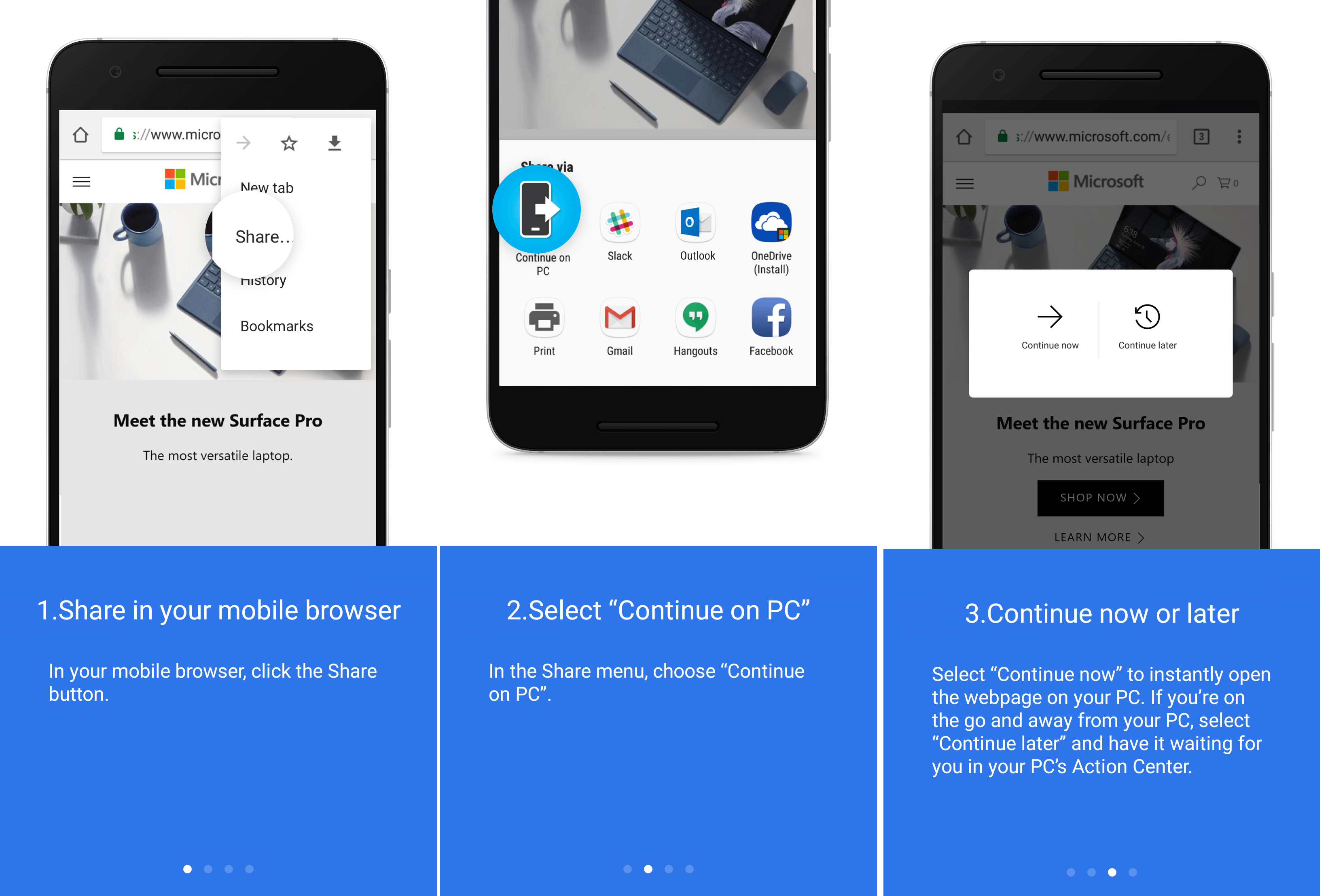 Get web search results in Cortana