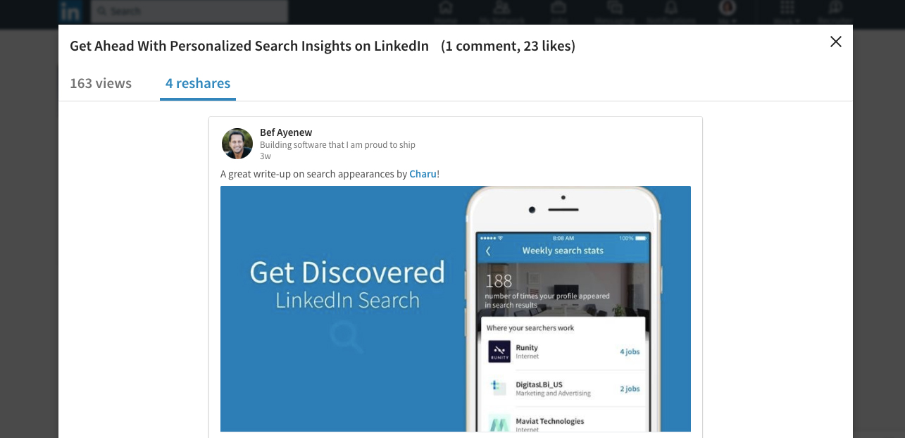 LinkedIn Posts Analytics