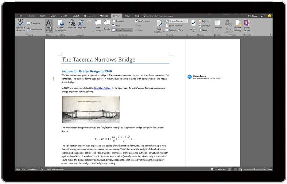 Read Aloud in Word