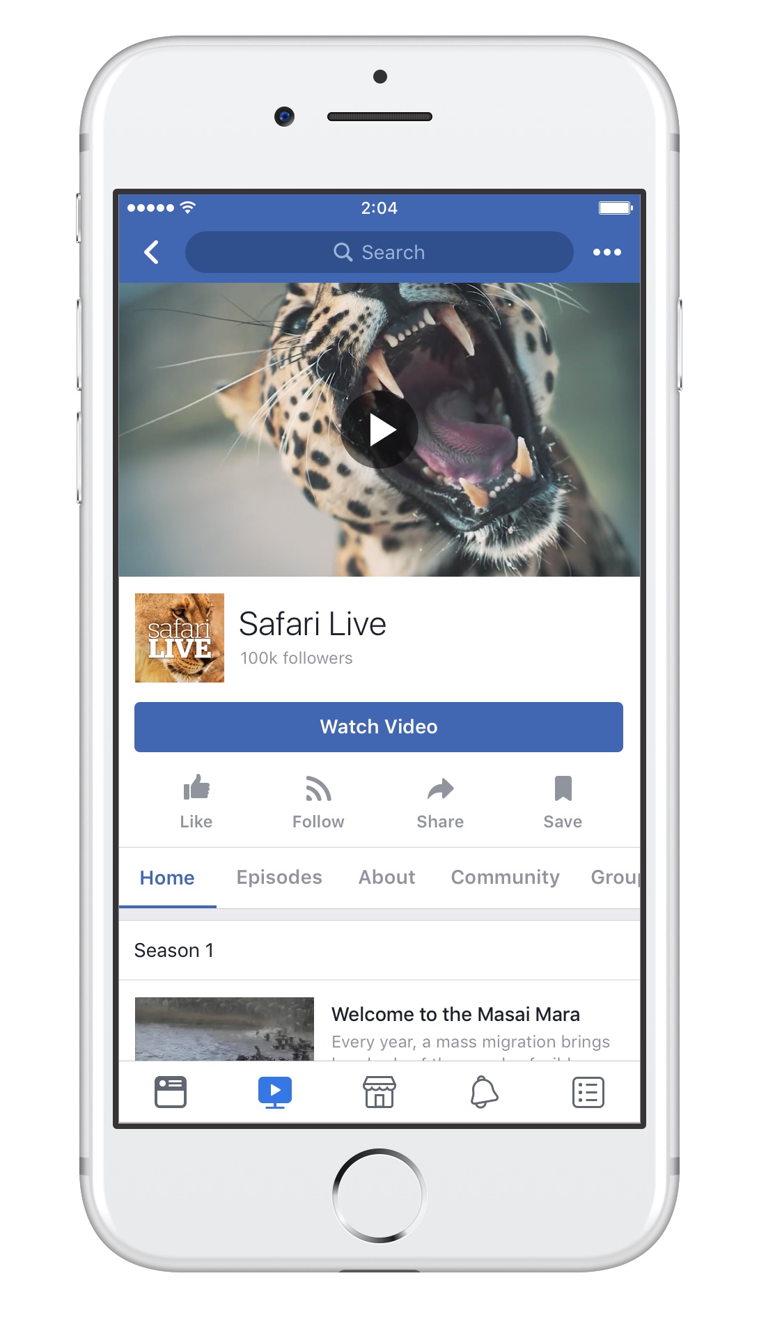 Show Pages on Facebook