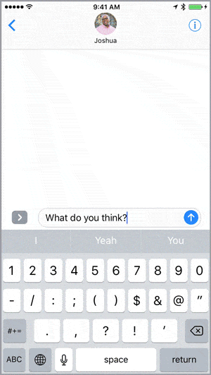 OneDrive for iMessage on iOS