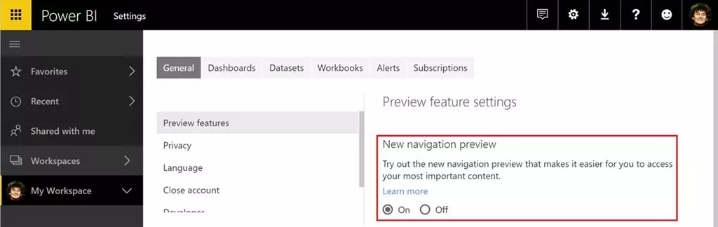 View Related Content Pane Power BI service