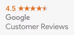 Google Customer Reviews Badge showing seller rating
