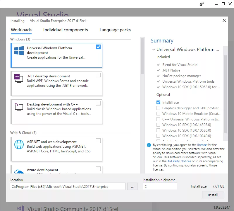 Visual Studio Enterprise 2017