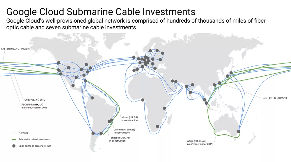 google cloud submarine cable map