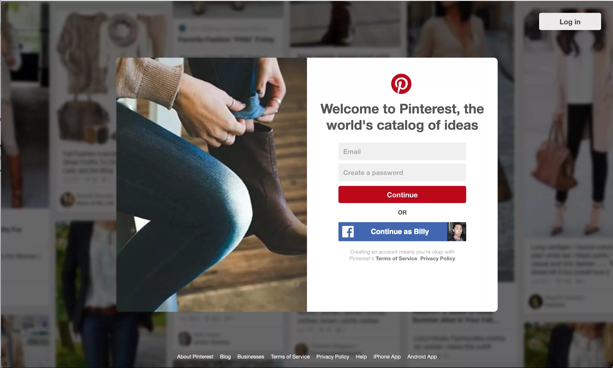 Improved Facebook Login buttons