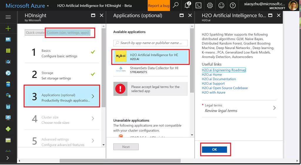 H2O on Azure HDInsight