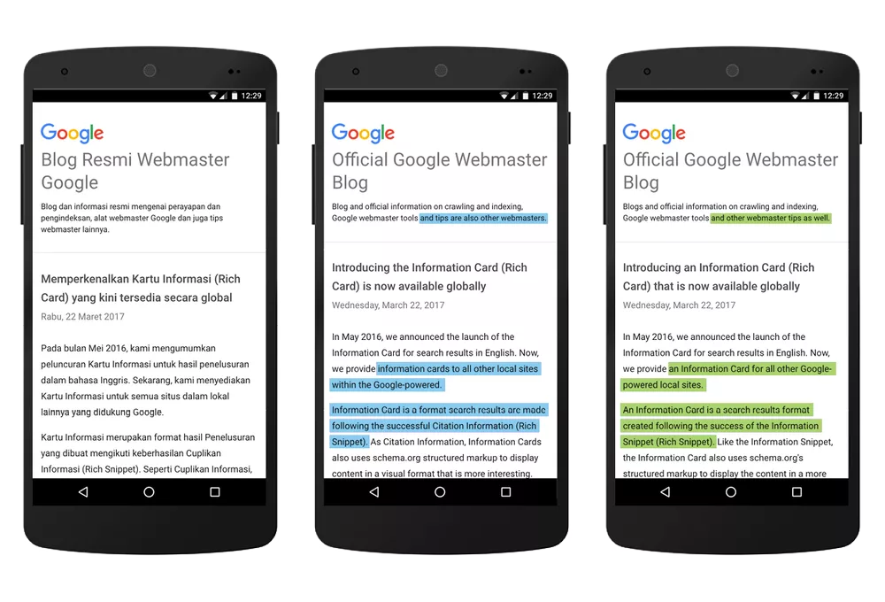 Neural machine translations in Chrome
