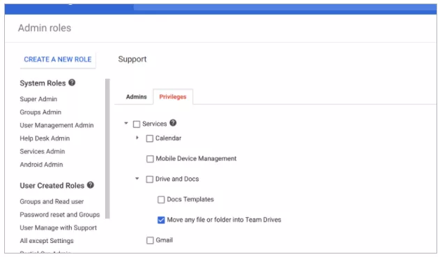 Team Drives: Delegate admin migration rights to individual users