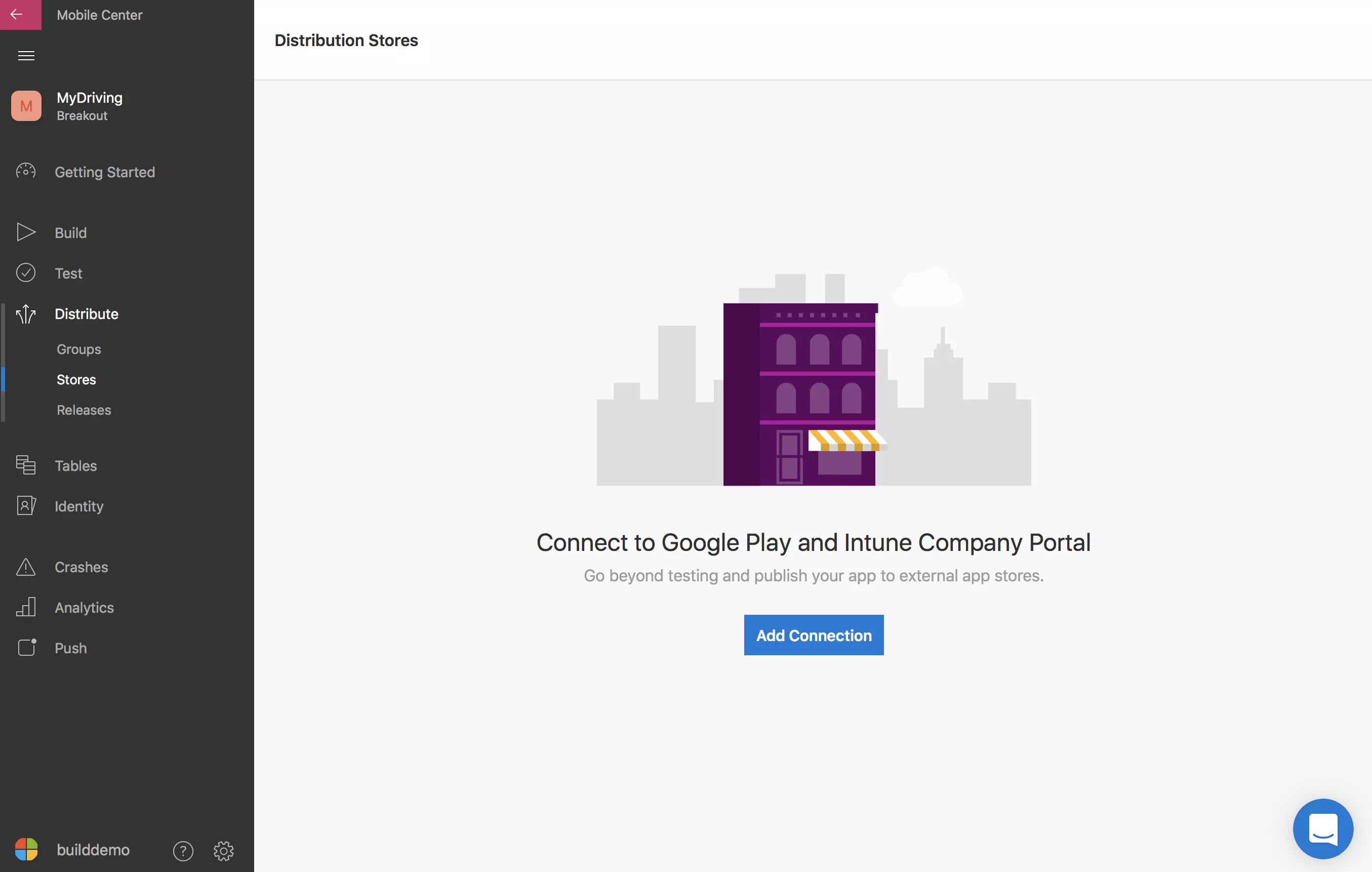 Visual Studio Mobile Center Deply to Store
