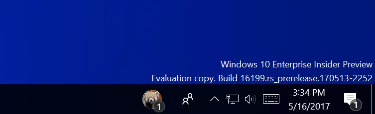 Notification badge for pinned contacts