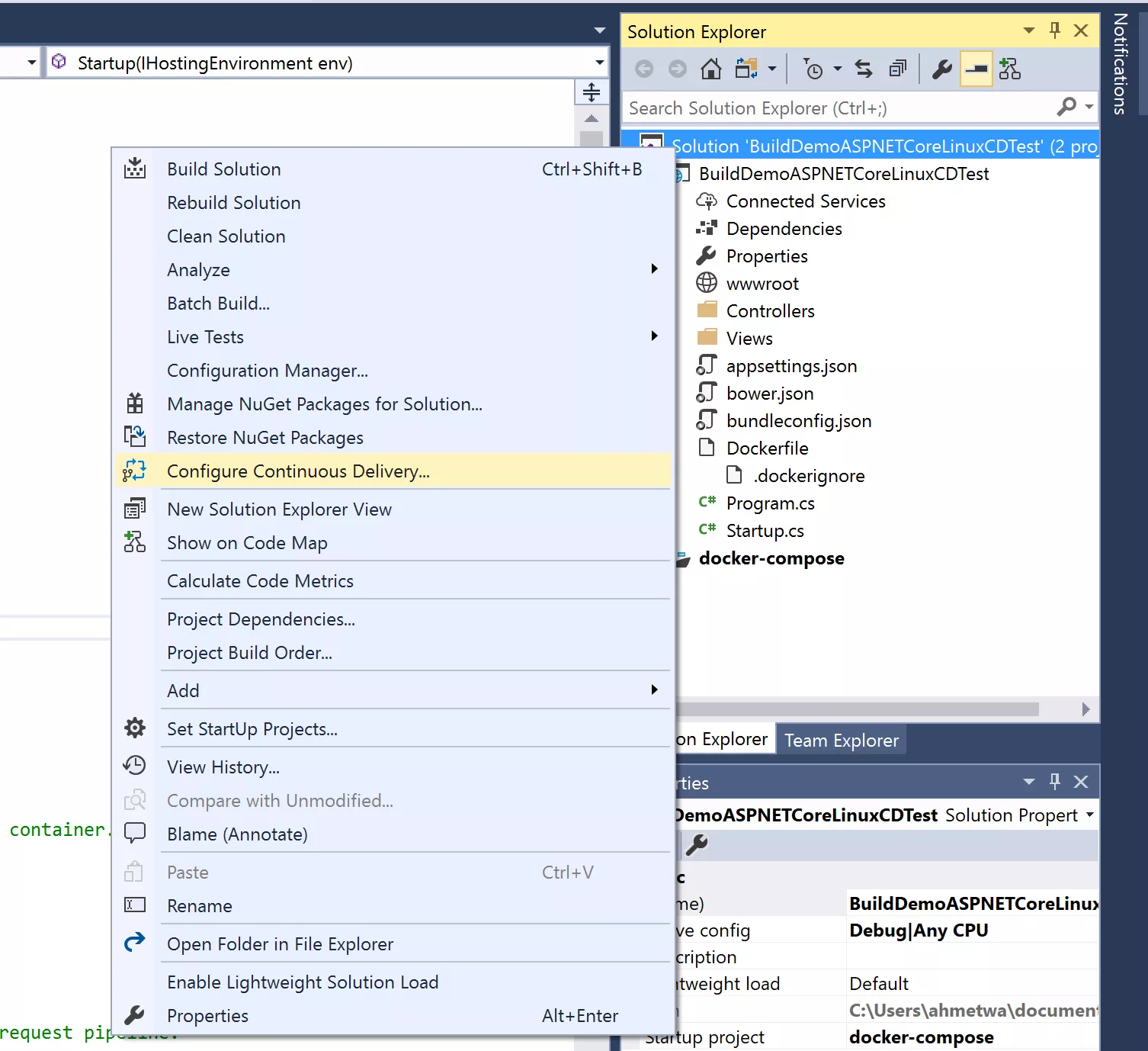 Configuring Continuous Delivery to App Service on Linux