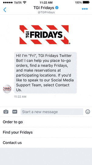 Location sharing in Direct Messages in Twitter