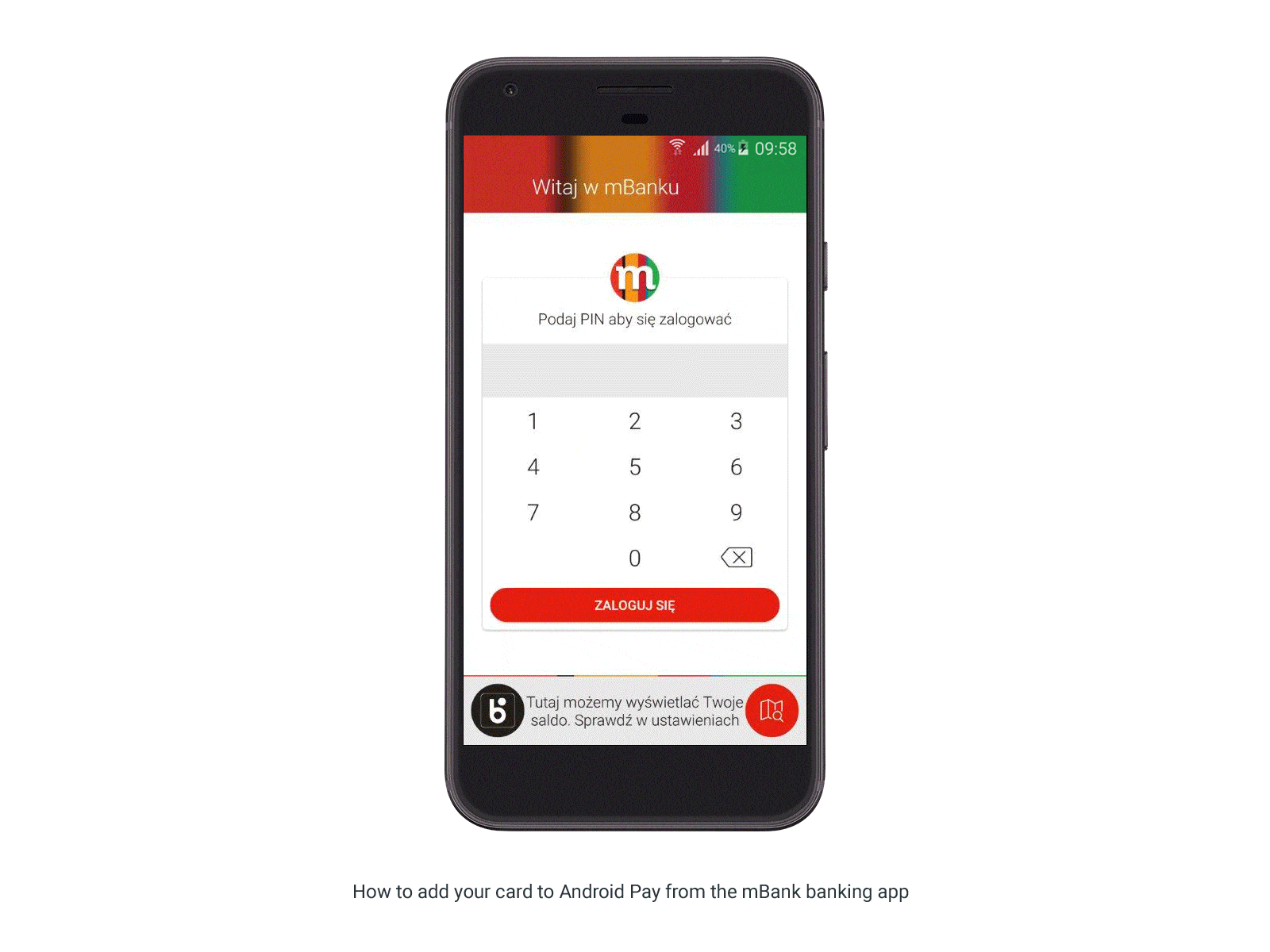Add a credit card to Android Pay