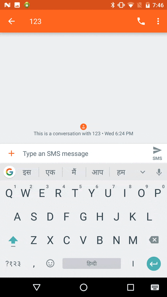 Gboard adds Hindi support