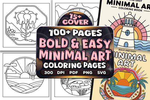 Minimal Art Coloring Pages Preview