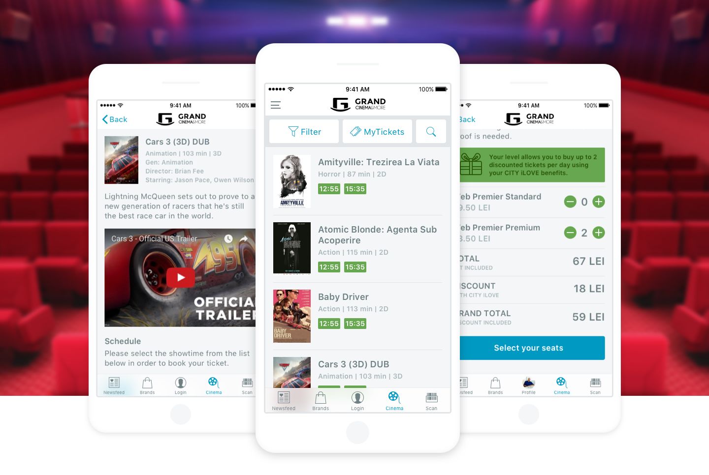 cinema screenshots ios