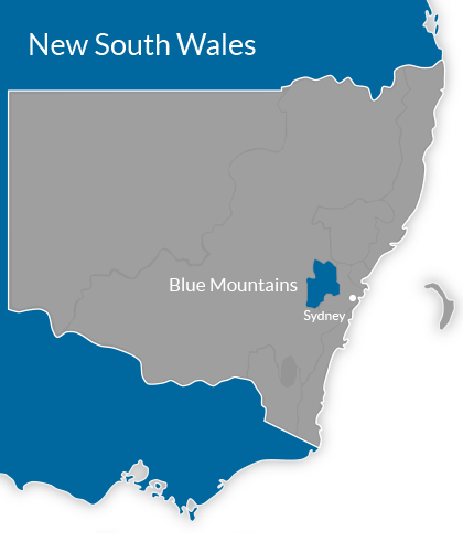 Blue Mountains Region Map