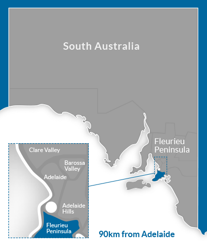 Fleurieu Peninsula Region Map