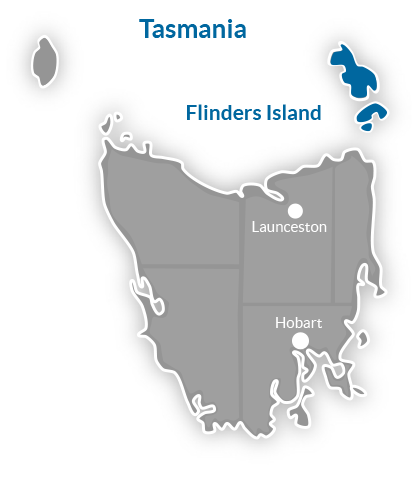 Flinders Island Region Map