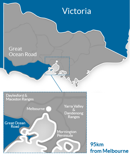 Great Ocean Road Region Map