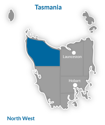 North West Region Map