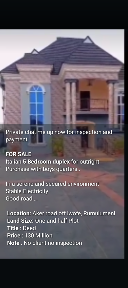 5-bedroom Duplex Bungalow