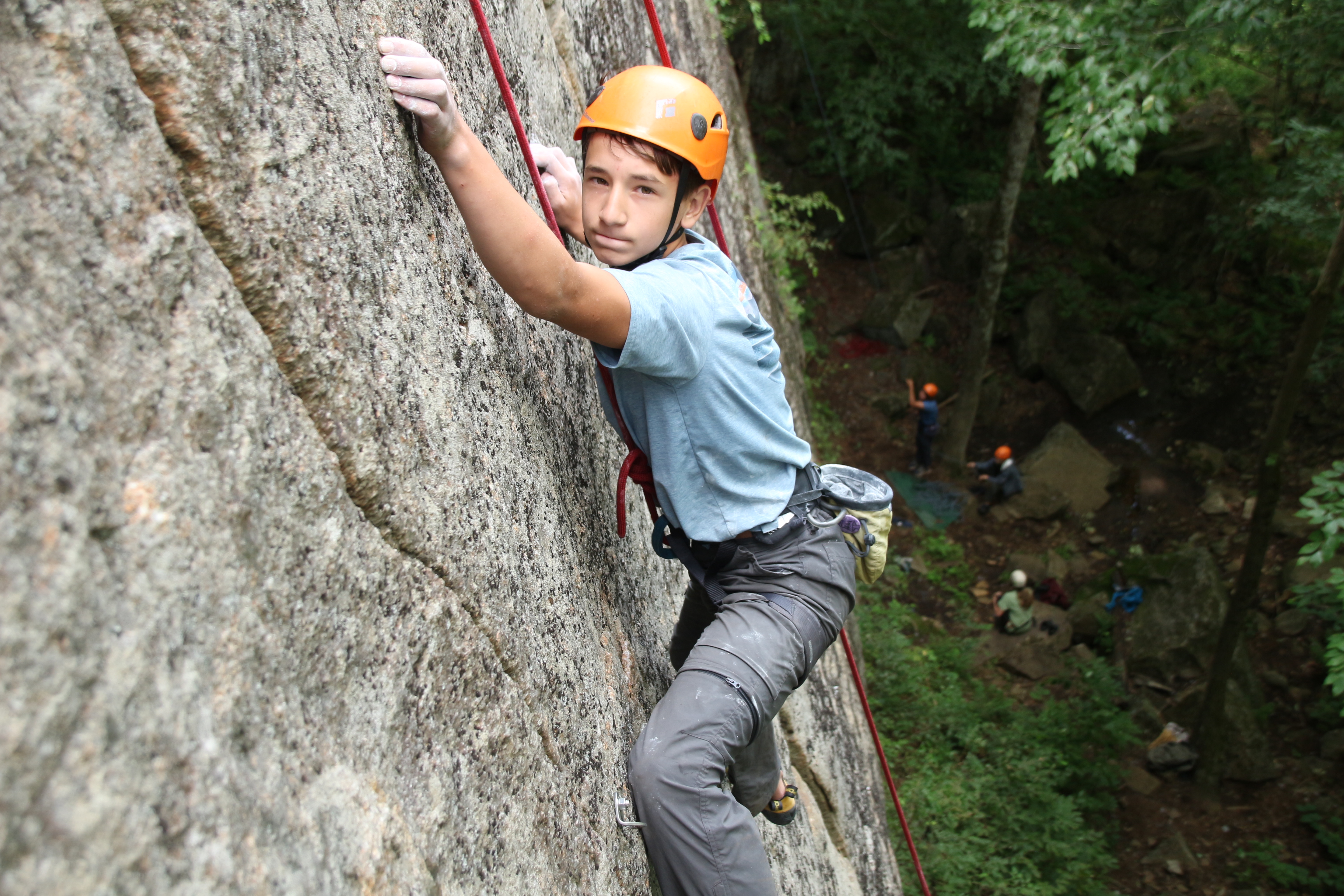 Climber's Journey Up North