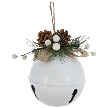 White Jingle Bell, Berry & Pine - Large