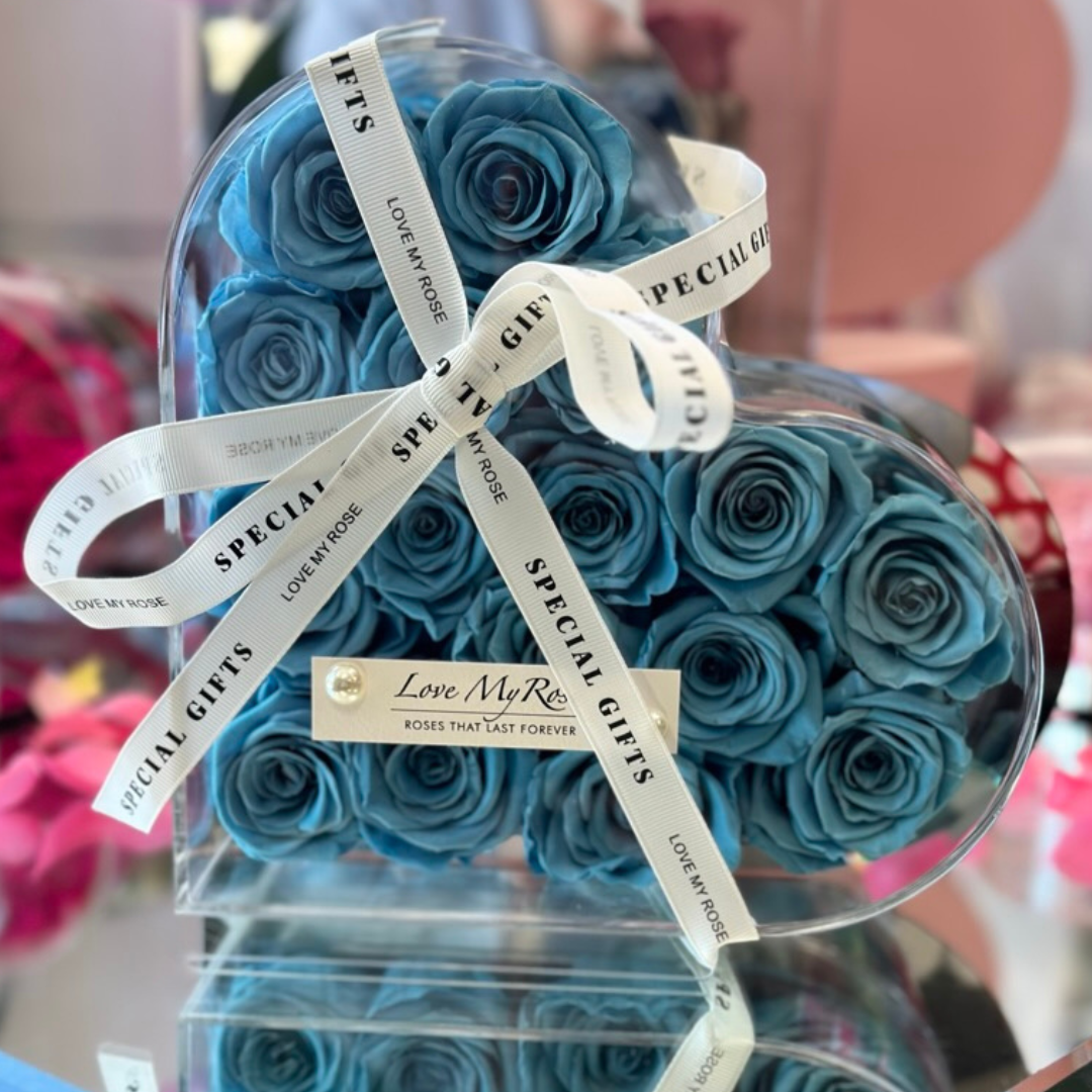 I LOVE YOU Preserved Roses Box - Vegas Flowers Delivery