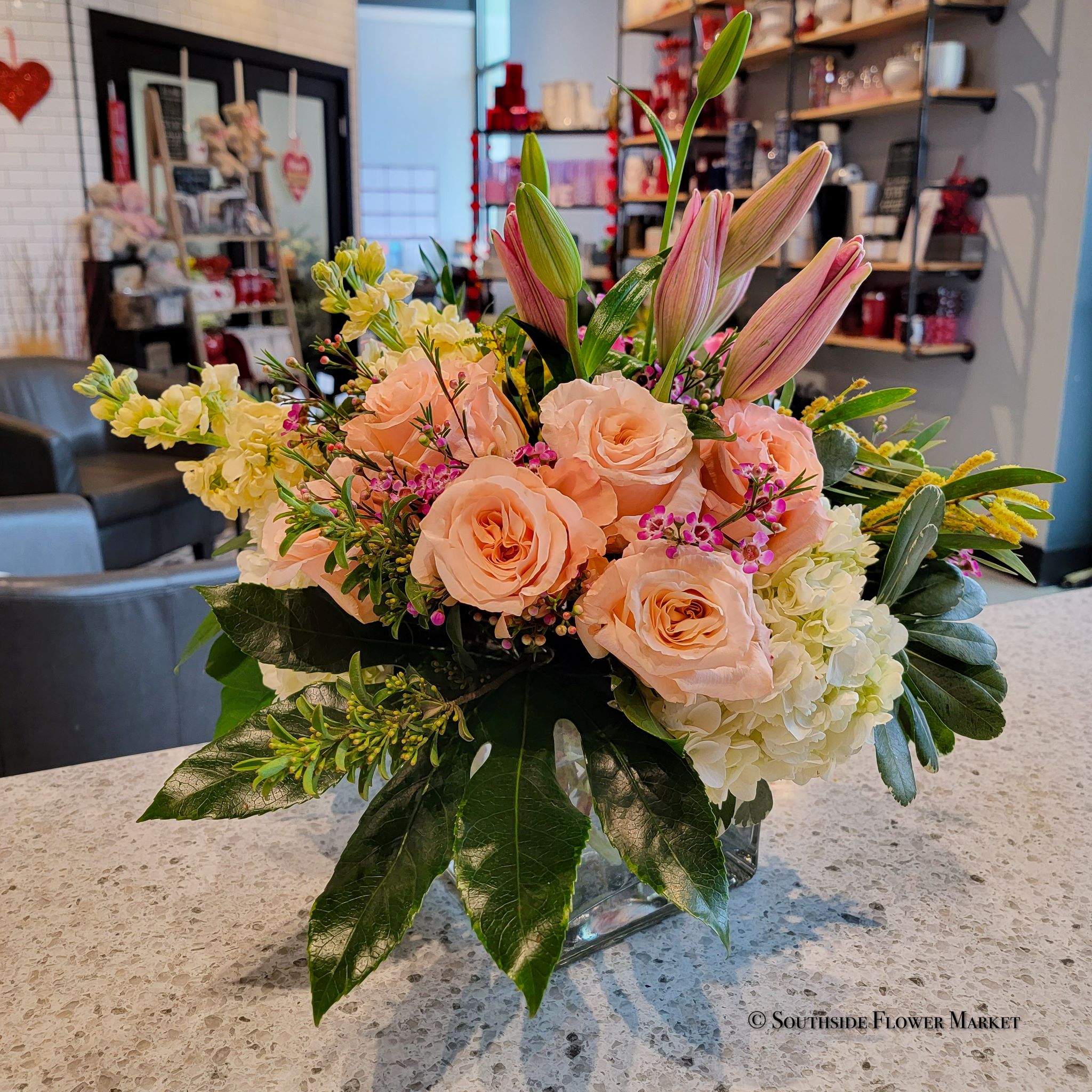 Valentine Colors Signature Arrangement Flower Delivery Grand Rapids MI