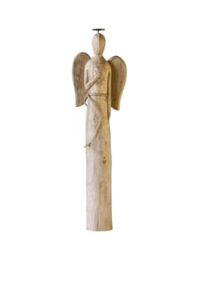 Hand-Carved Mango Wood Angel
