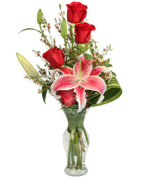 Ardent Expressions Bud Vase Flower Bouquet