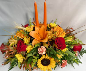 Thanksgiving Center Piece Flower Bouquet